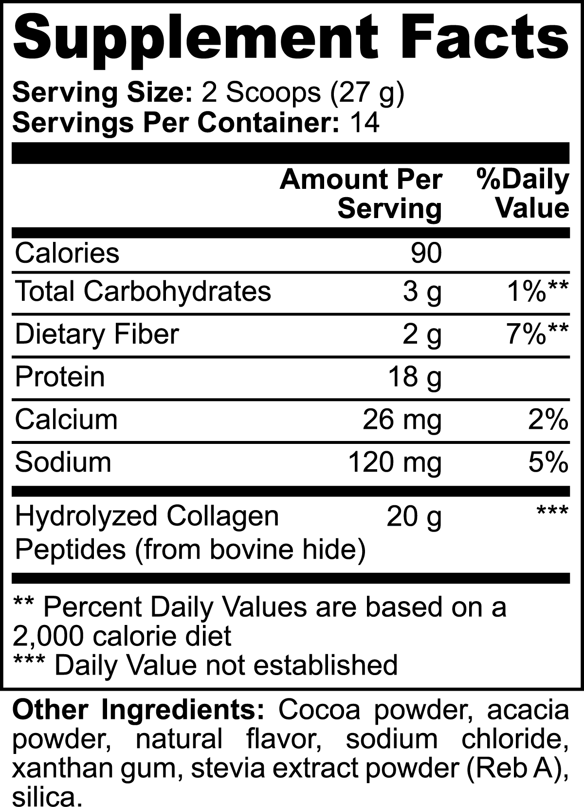 AntiBloat - chocolate flavor powder